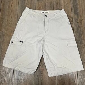 Anchor Blue Vintage Y2K Cargo Shorts Outdoor Everyday Khaki Size 30